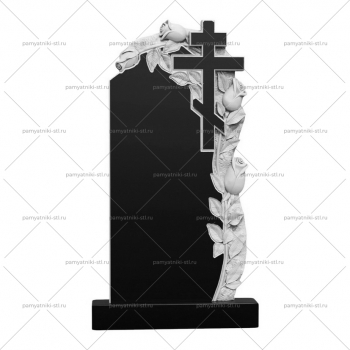 ЦВЕТЫ-116 3D модель памятника для станка ЧПУ