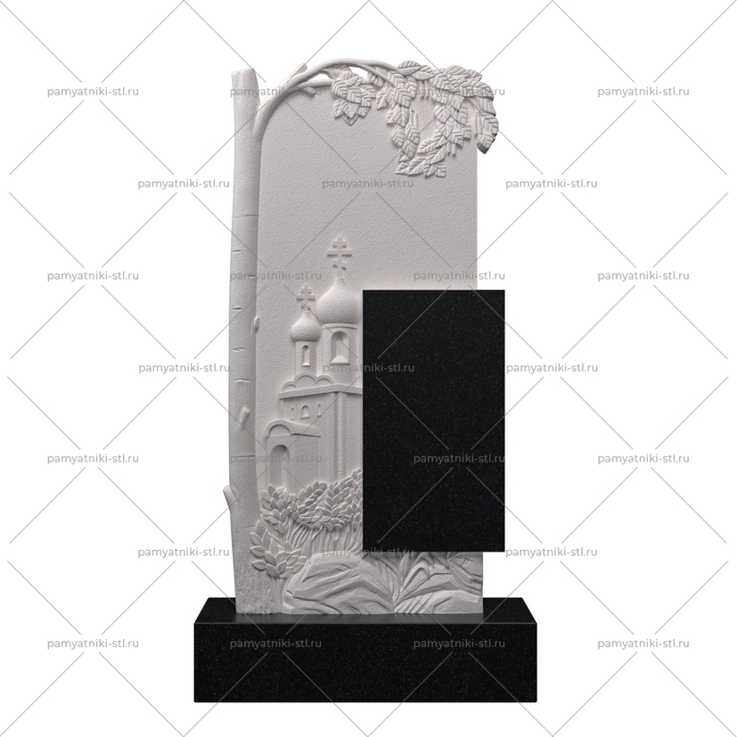 3D модель памятника STL ХРАМ-024
