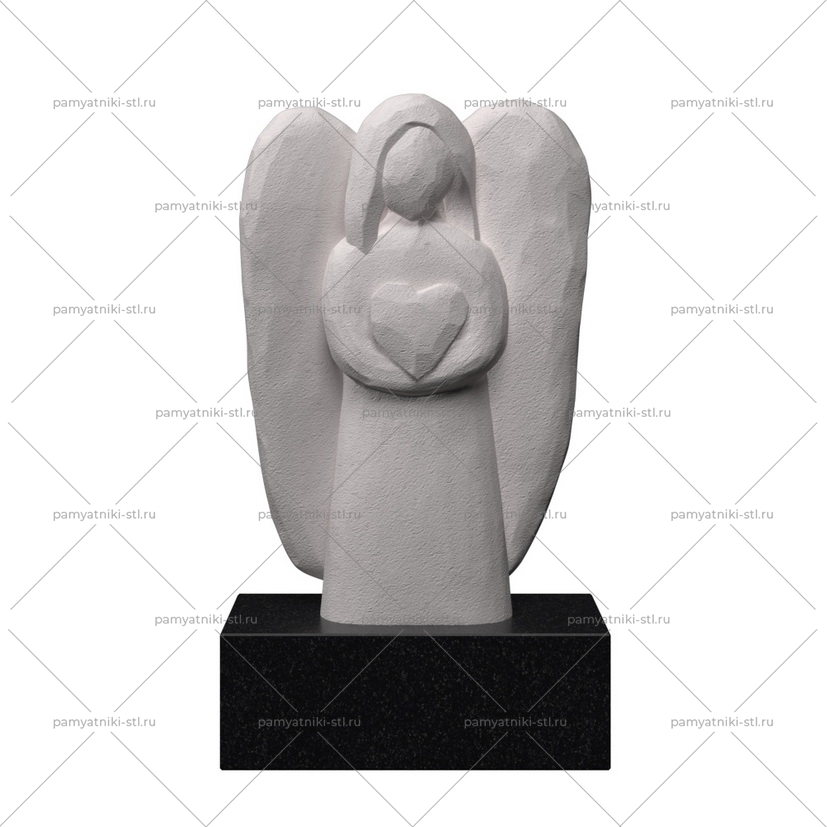 3D модель памятника STL АНГЕЛ-085