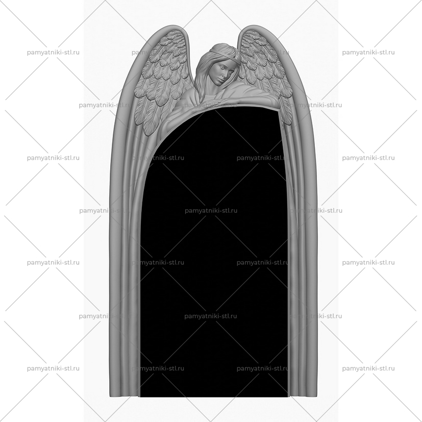 3D модель памятника STL АНГЕЛ-097