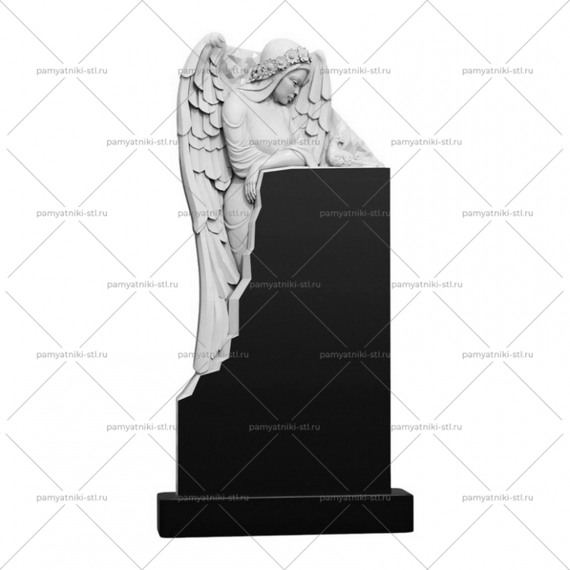 3D модель памятника STL АНГЕЛ-046
