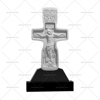 КРЕСТ-030 3D модель памятника для станка ЧПУ