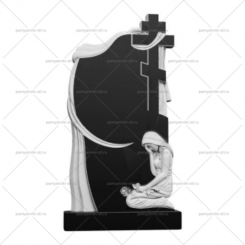 СКОРБЯЩАЯ-010 3D модель памятника для станка ЧПУ
