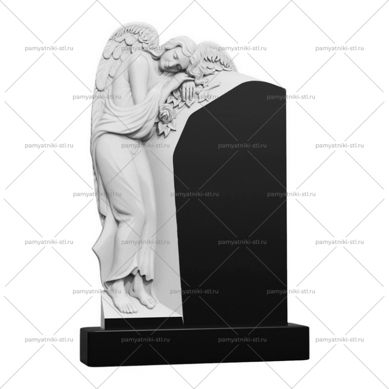 3D модель памятника STL АНГЕЛ-051