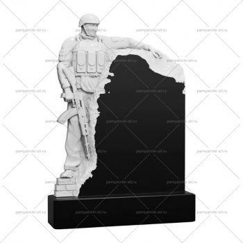 ВОИН-016 3D модель памятника для станка ЧПУ