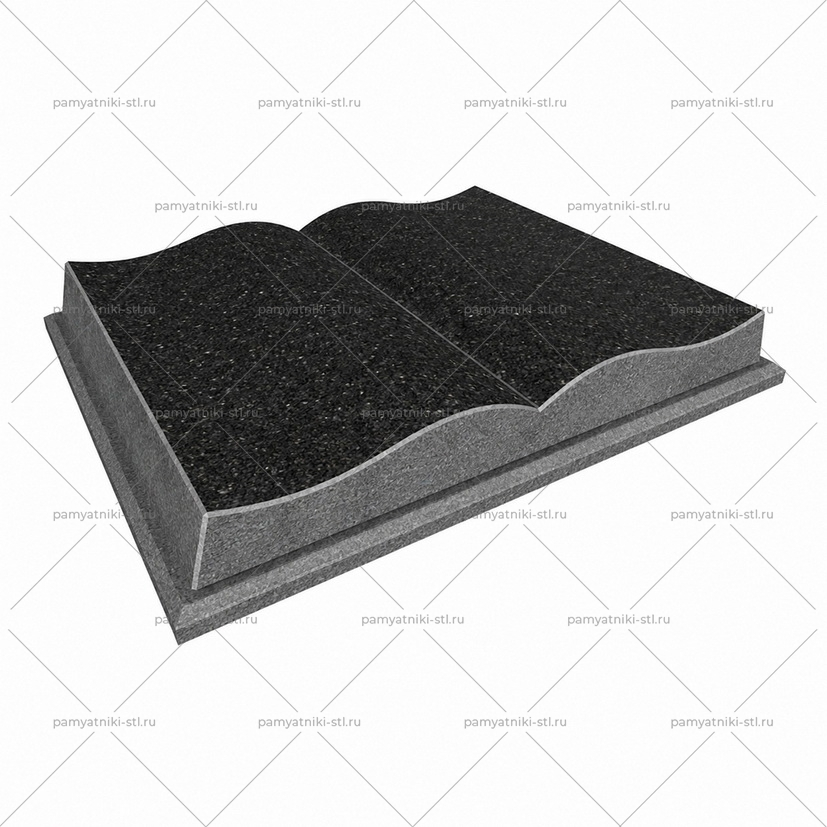 3D модель памятника STL КНИГА-001
