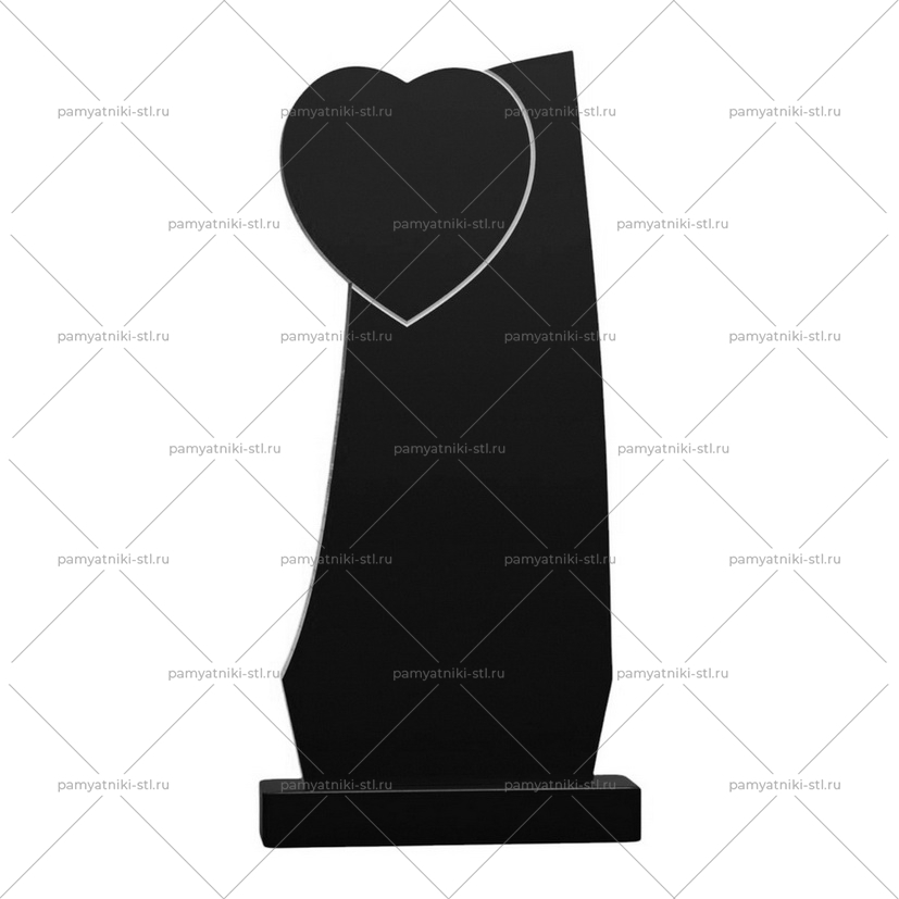 3D модель памятника STL СЕРДЦЕ-018