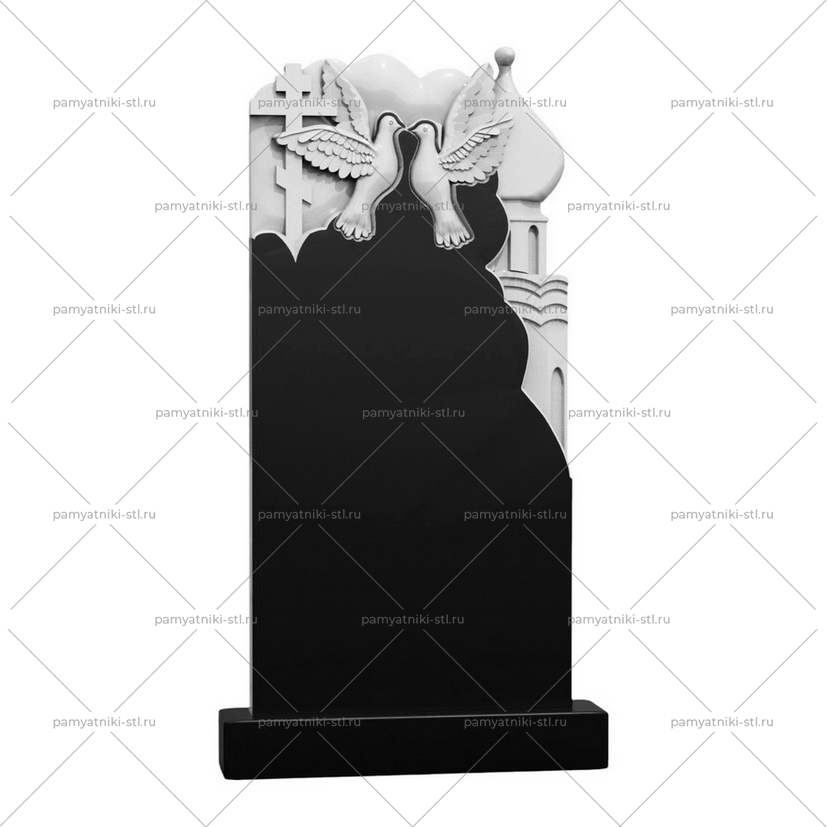 3D модель памятника STL ХРАМ-004