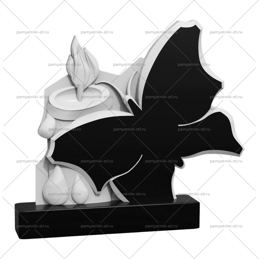 3D модель памятника STL СЕМЕЙНЫЙ-009
