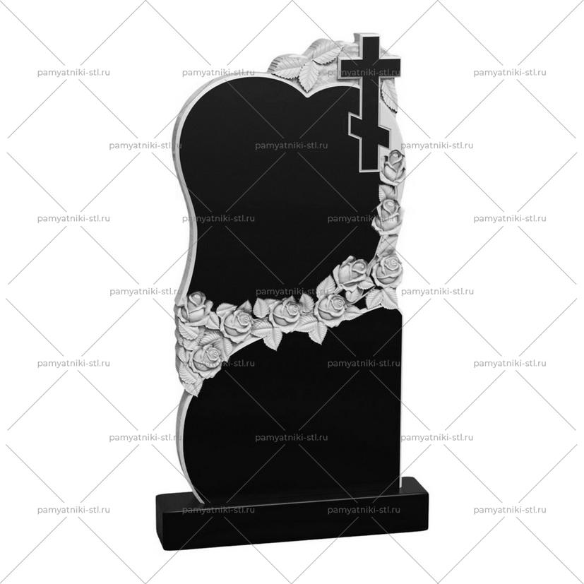 3D модель памятника STL СЕРДЦЕ-002