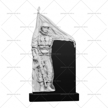 ВОИН-008 3D модель памятника для станка ЧПУ