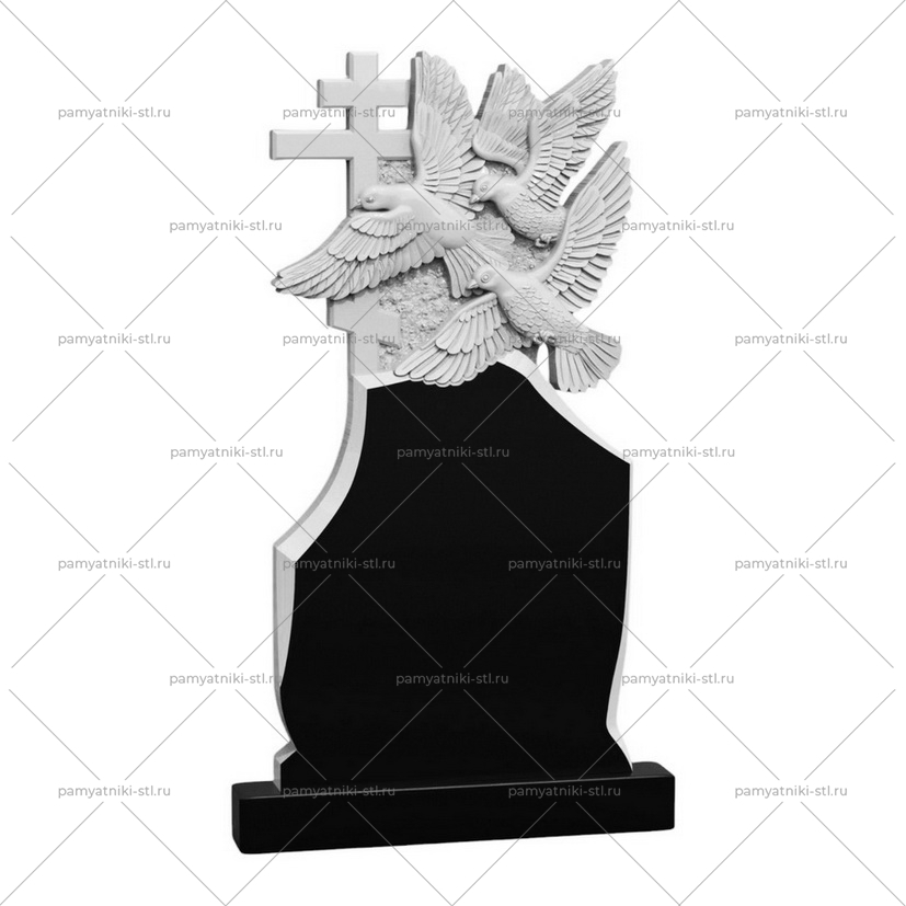 3D модель памятника STL ПТИЦА-020