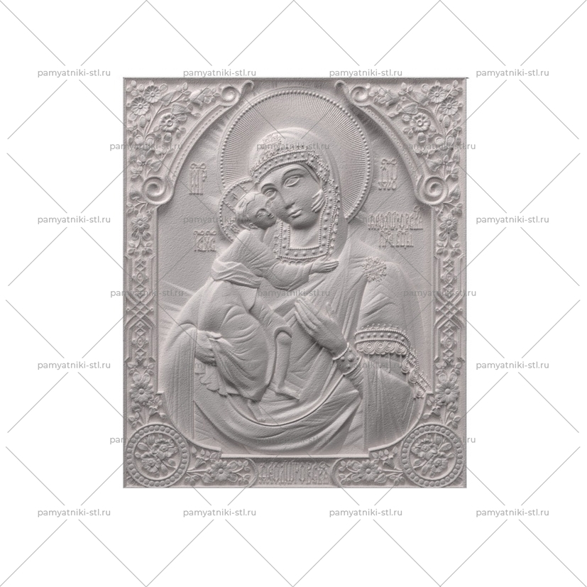 3D модель памятника STL ИКОНА-004