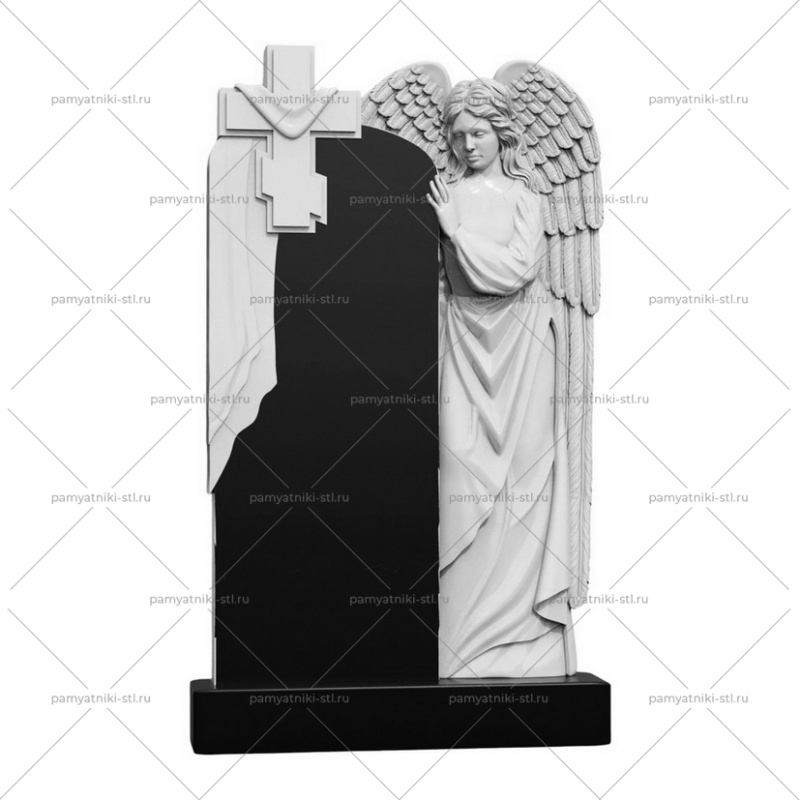 3D модель памятника STL АНГЕЛ-047