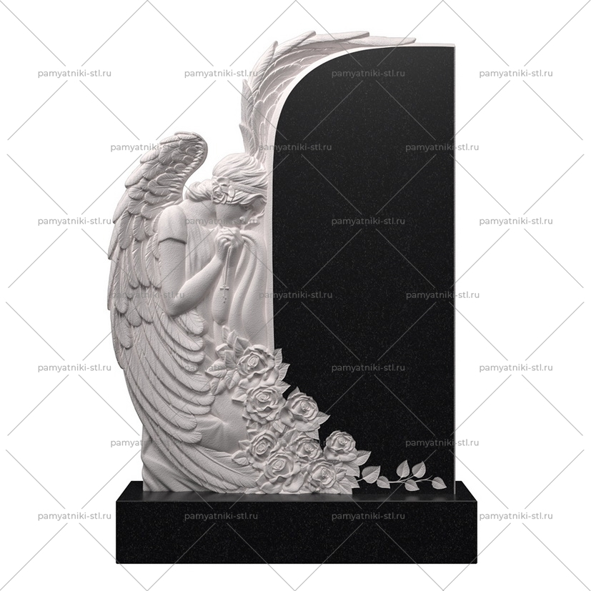 3D модель памятника STL АНГЕЛ-083