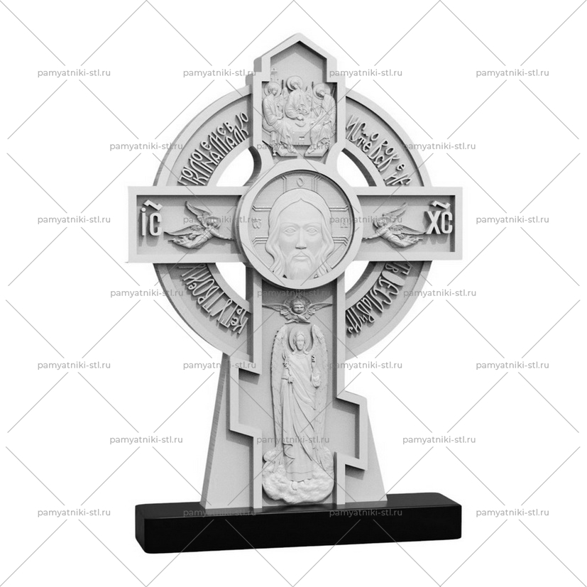 3D модель памятника STL КРЕСТ-069