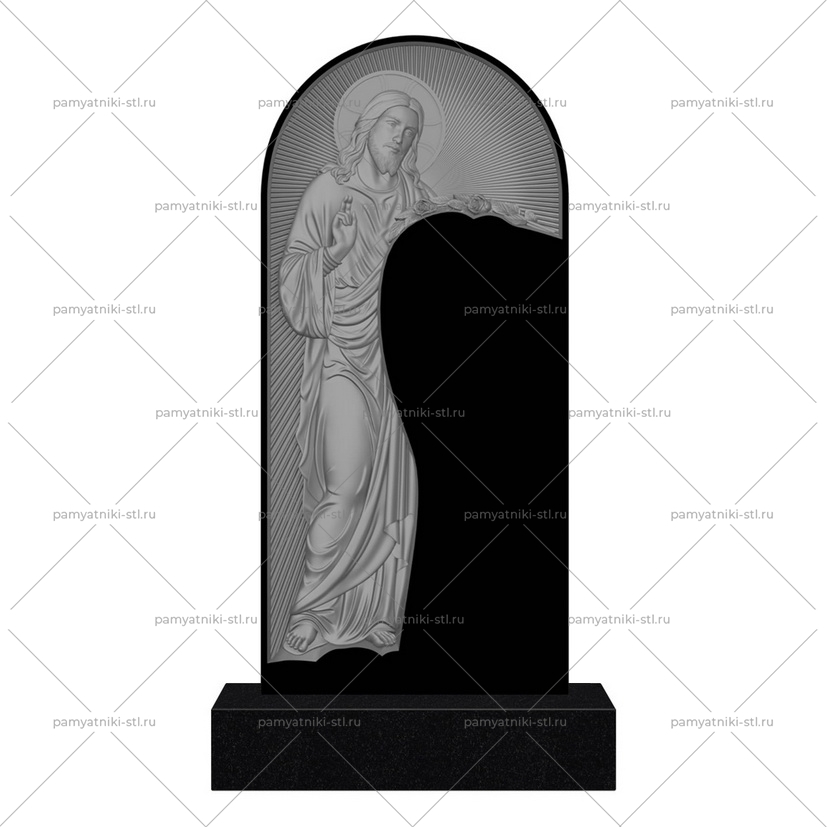 3D модель памятника STL АНГЕЛ-090