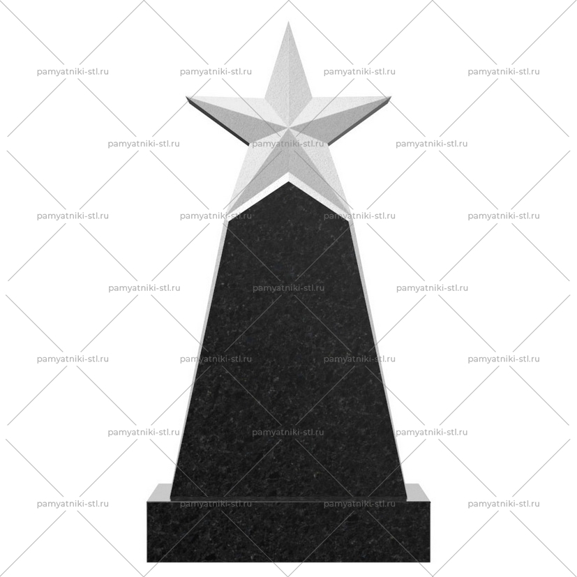3D модель памятника STL ВОИН-030