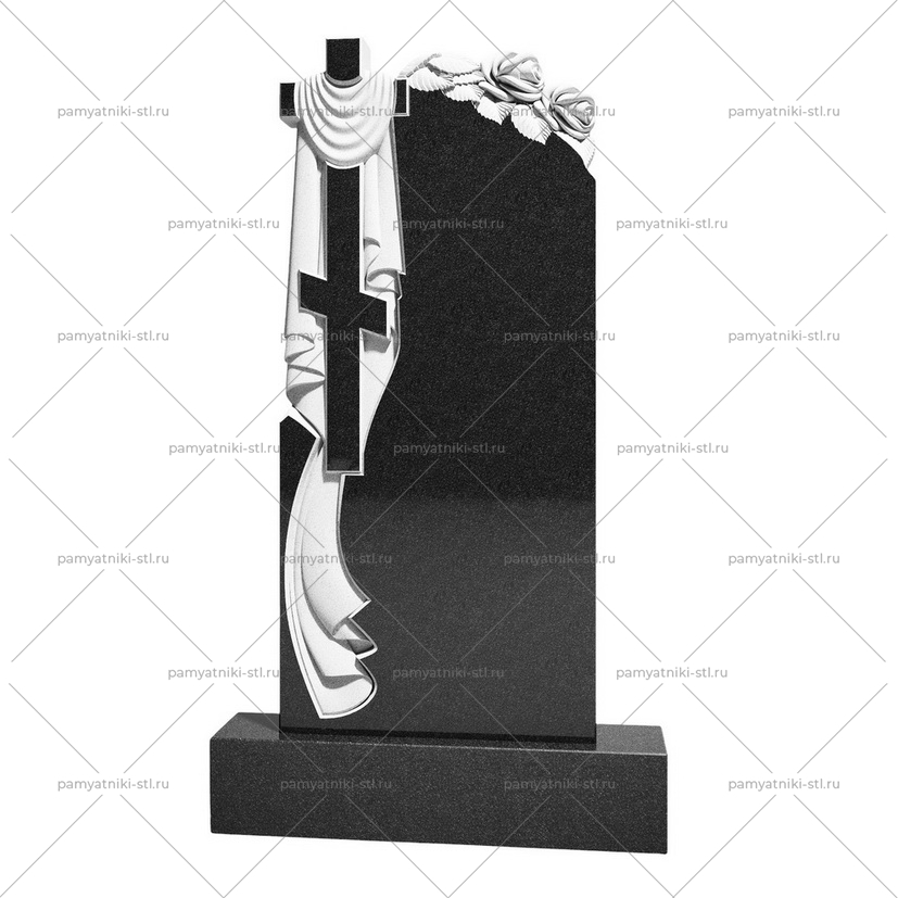 3D модель памятника STL ПЛАЩ-035