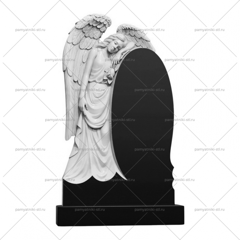 3D модель памятника STL АНГЕЛ-008