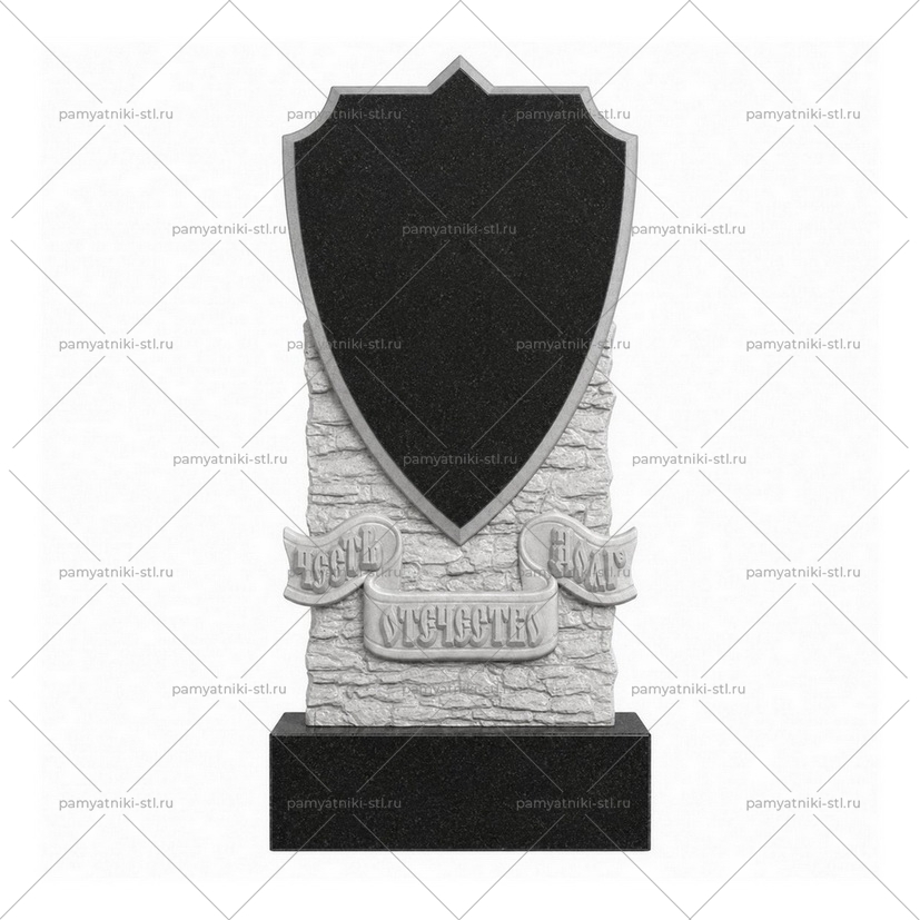 3D модель памятника STL ВОИН-063