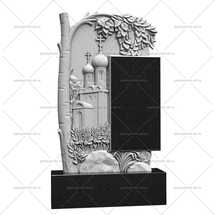 3D модель памятника STL ХРАМ-021